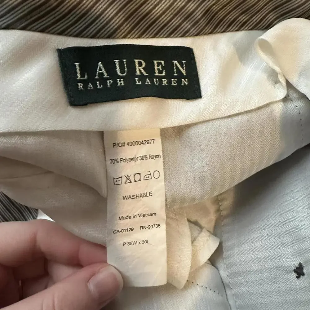 Lauren Ralph Lauren brown trousers dress pants - Picture 5 of 5